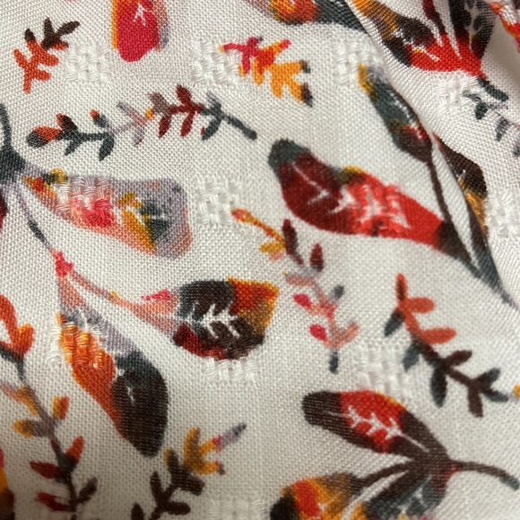 Jane and Delancey Sleeveless Print Top with Leaf Pattern Size Large - Picture 4 of 10